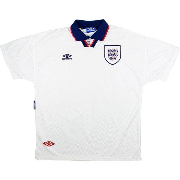 Tailandia Camiseta Inglaterra Primera Equipación Retro 1994 Blanco